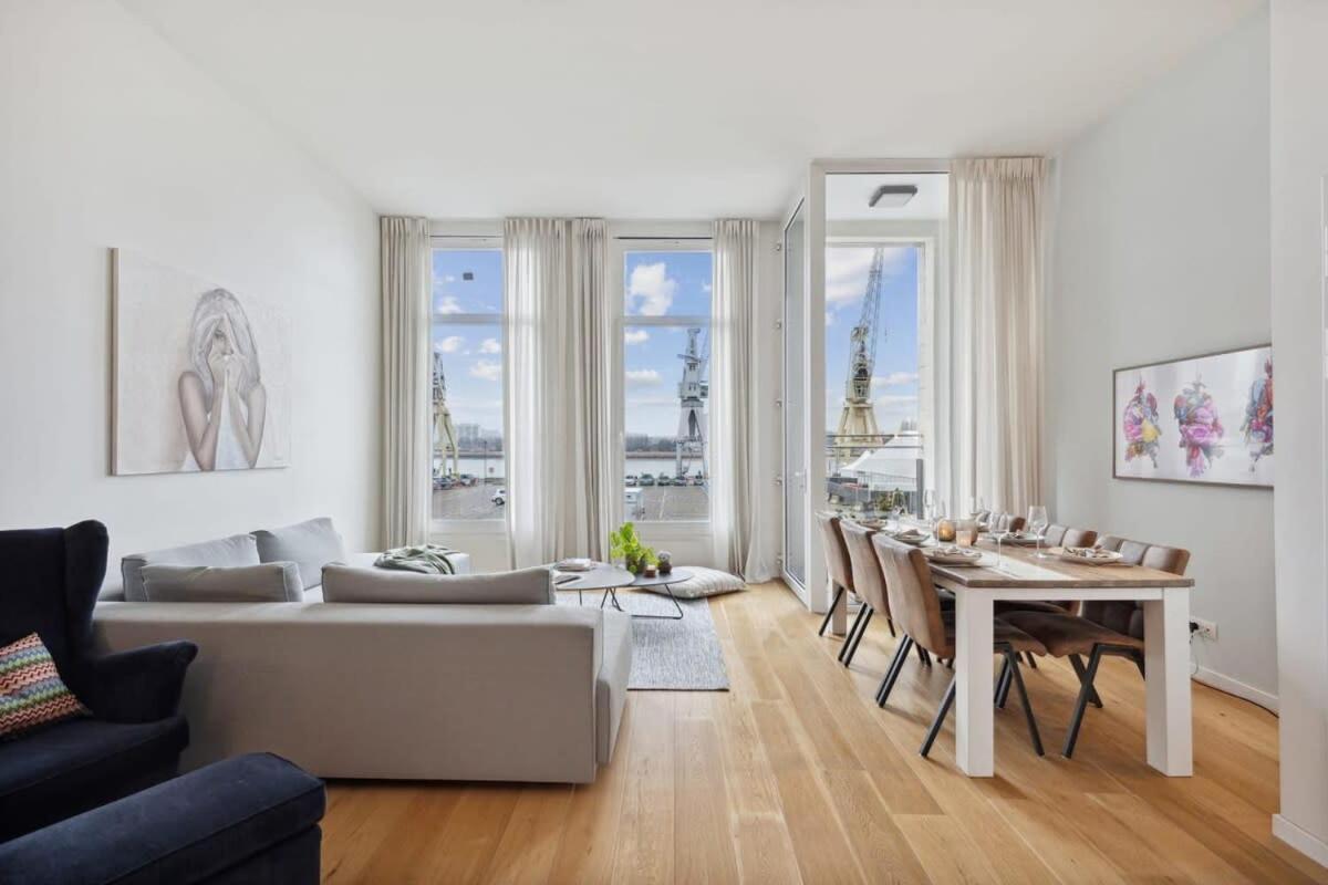 Bright Waterfront Apartment Antwerpen Eksteriør bilde