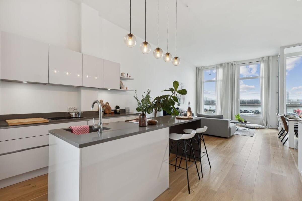 Bright Waterfront Apartment Antwerpen Eksteriør bilde